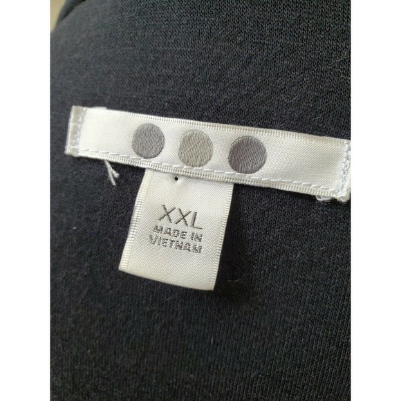 Three Dots Women's Black Polyester Long Sleeve Full Zip Front Casual Jacket 2XL - Picture 9 of 13